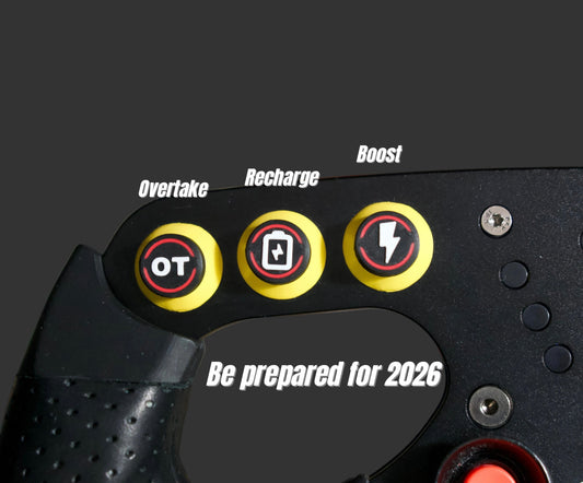 Button Caps - Dual Color for Fanatec Wheels