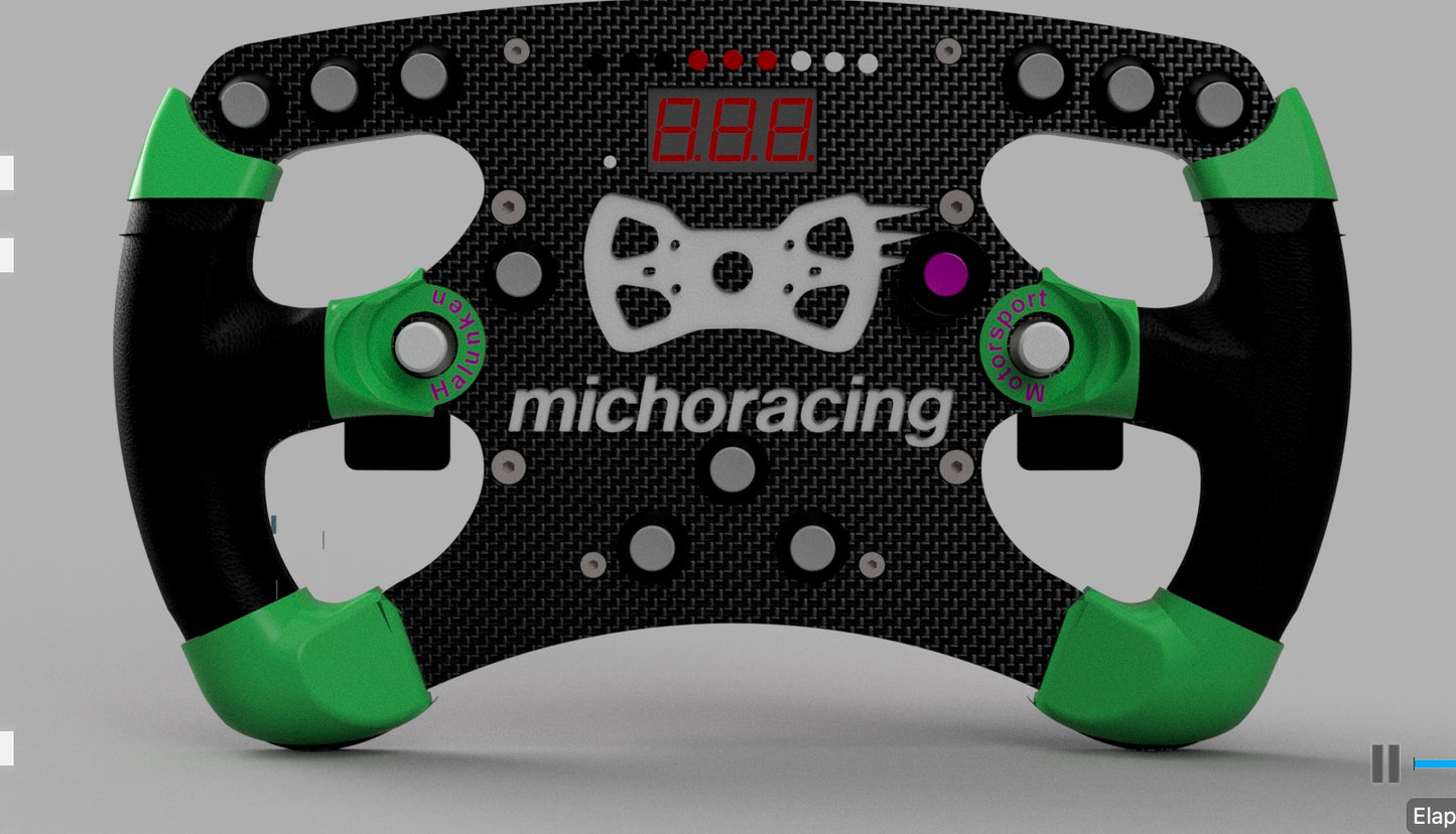 Micho Racing 280mm Replacement Grips for Fanatec Formula Wheel