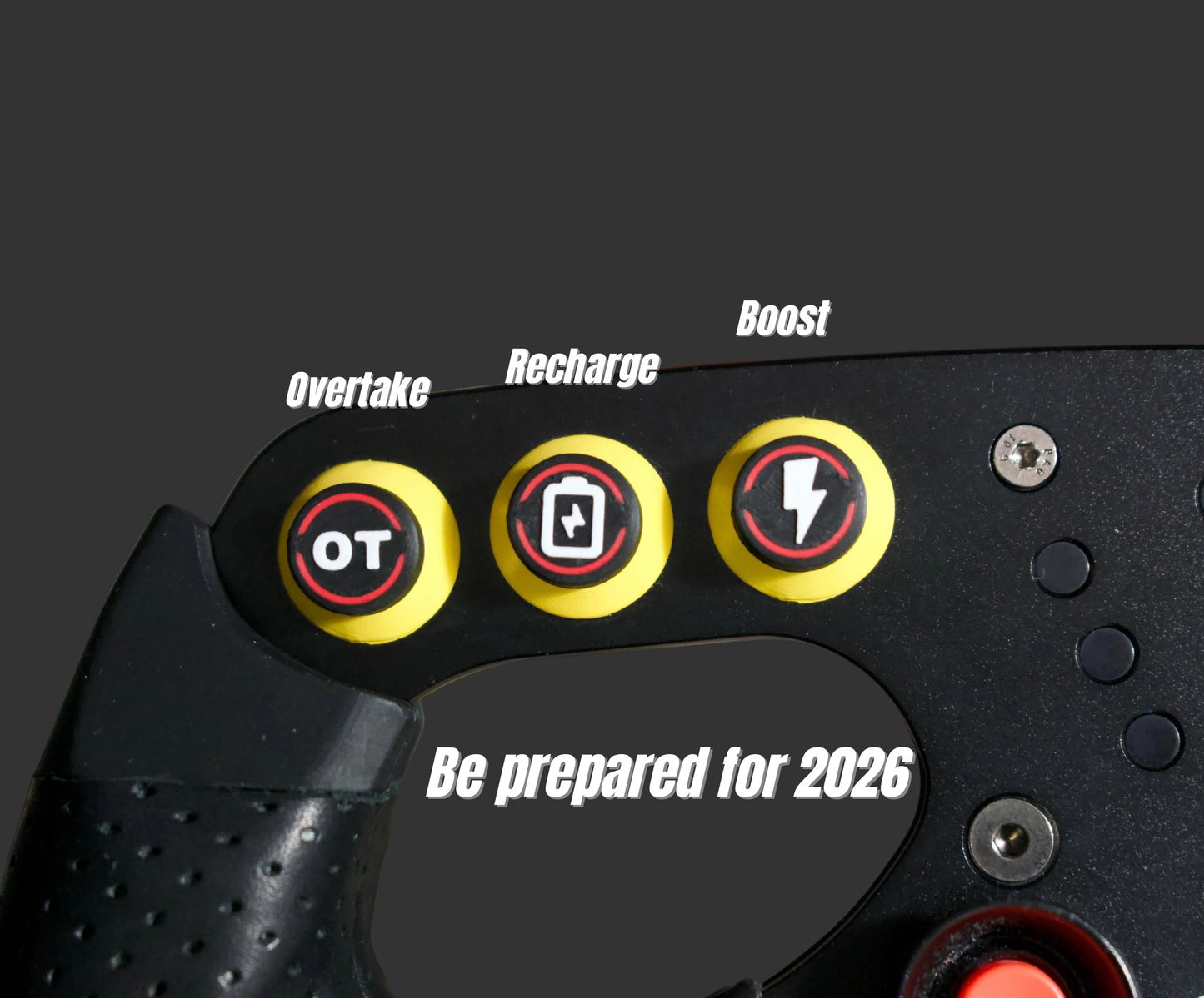 Button Caps - Dual Color for Fanatec Wheels
