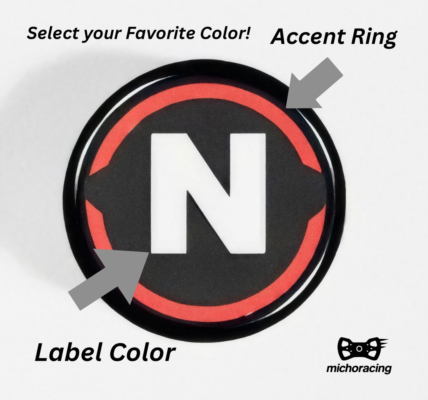 Button Caps made for Fanatec Wheels