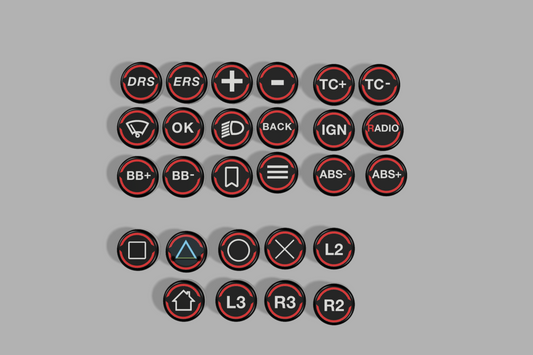 Button Caps made for Fanatec Wheels  -> REAL PICTURES ADDED SOON!